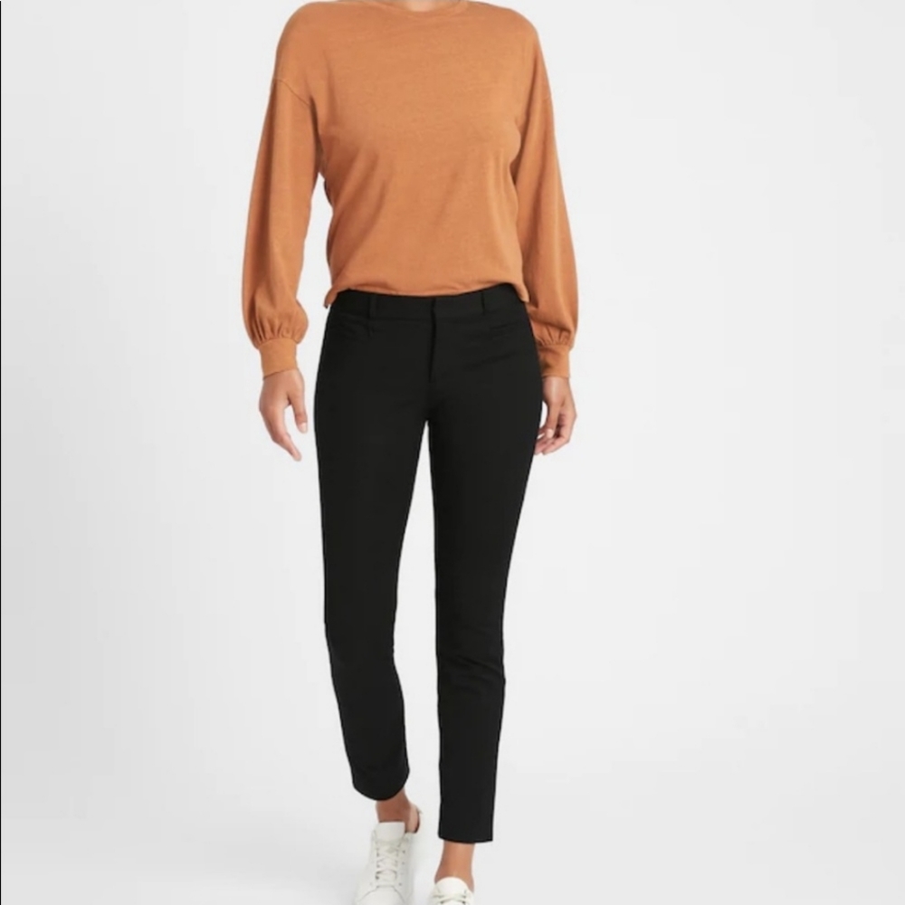 Banana Republic Sloan Black Skinny Ankle Pants Size Size 6S
